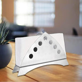 High Grade Stainless Classic Napkin Tissue Holder, 18 Cm, Silver - Durable, Rust Free & Dishwasher Safe